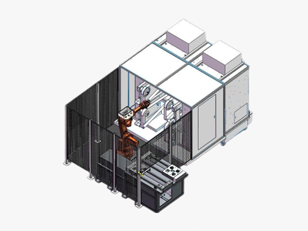 機器人打磨除塵房